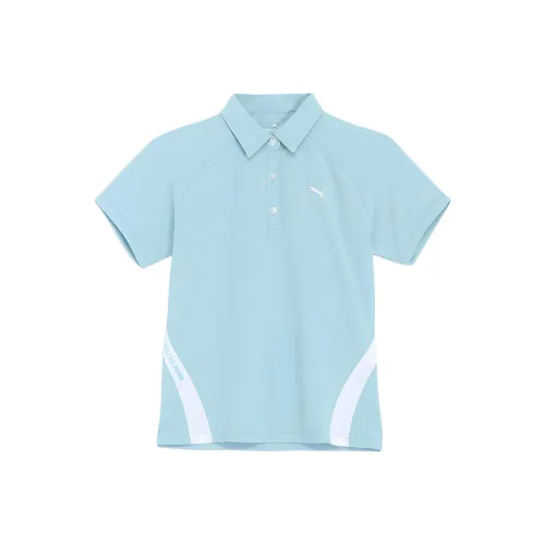 PUMA Golf Поло Женское Бирюзовое