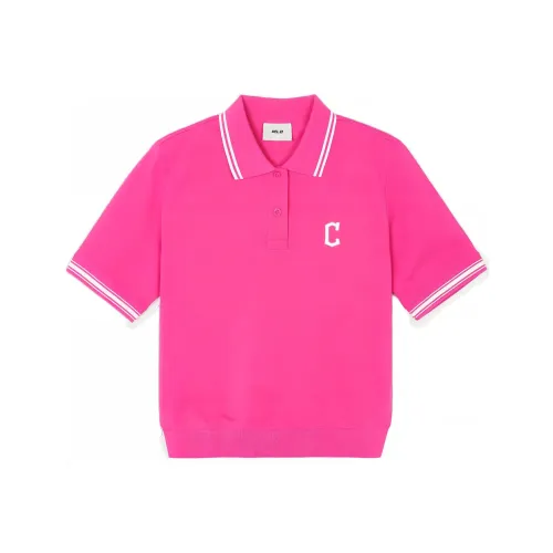 MLB ClevelandGuardians Поло Женское Розовое