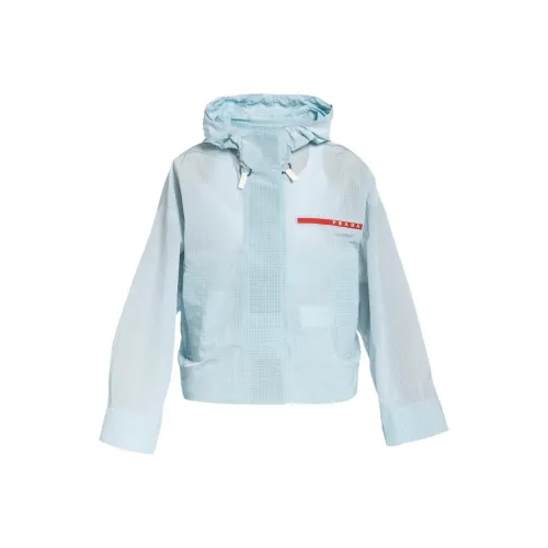 PRADA Куртки и Пальто Женские Светло-Синий