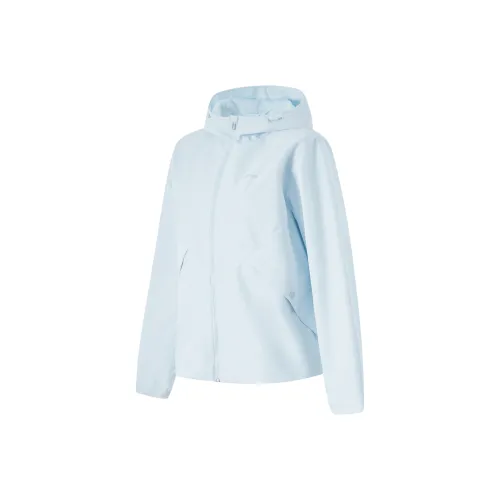 Лайнер Куртки Пальто Женские Светло-Небесно-Синий