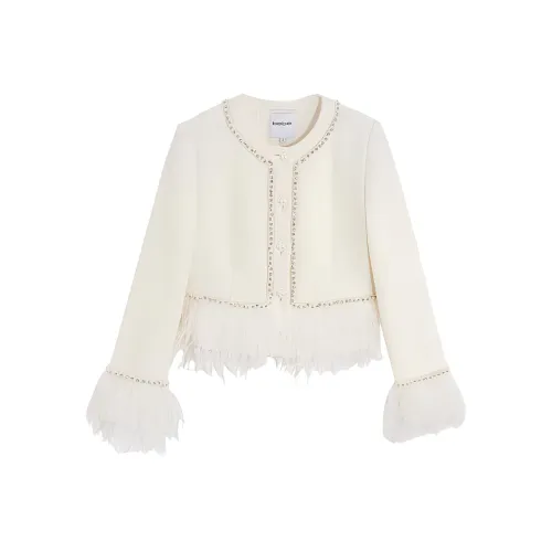 BEBE Куртки и Пальто Женские Экрю