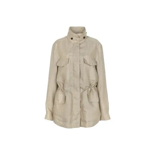 Loro Piana Куртки и Пальто Женские Бежевые