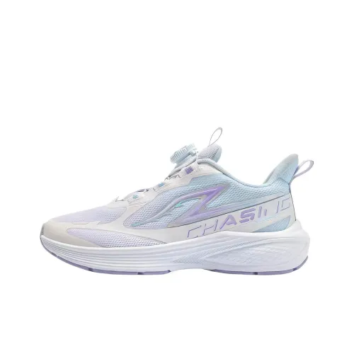 361°KIDS Низкий Топ Детская Беговая Обувь Светло-Розовый Фиолетовый Вода Прозрачный Синий Подростки