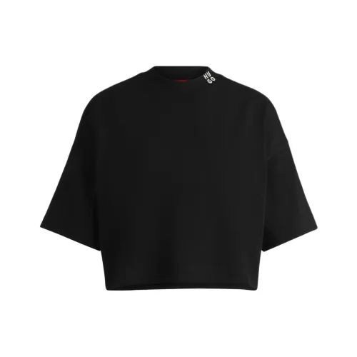 HUGO BOSS Черные Женские Футболки