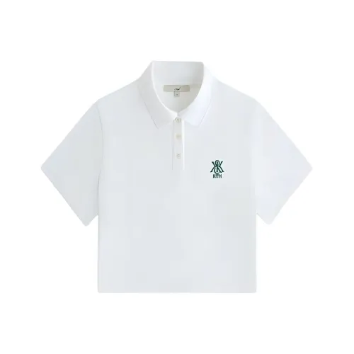 KITH Женские 2024 Summer Collection SS24 Laramie Укороченное Поло Женское Светло-Зеленое