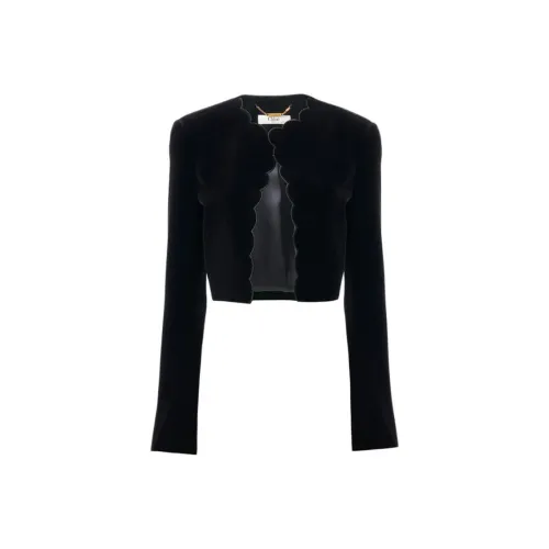 Chloe FW24 Куртки и Пальто Женские Черные