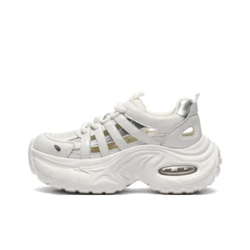 BELLE Дышащие Низкие Кеды с Толстой Подошвой Женские