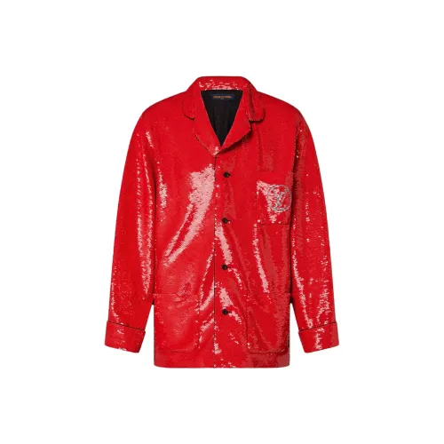 LOUIS VUITTON FW24 Рубашка Женская Красная