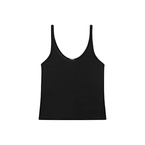 Massimo Dutti Топ на бретелях Женский Черный