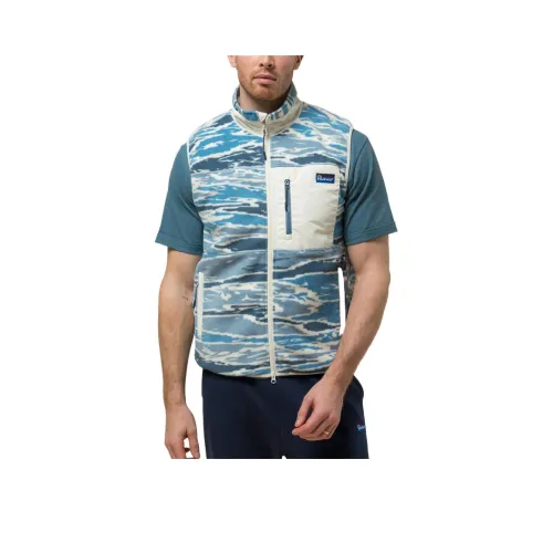 Penfield Мужской Bay Жаккард Microfleece Жилет в Синий Fusion Жилет Мужской Синий