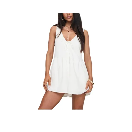 PRINCESS POLLY MACKELLAR Комбинезон ROMPER Женский Белый Белый