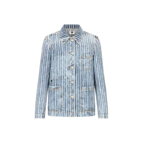 DIOR FW22 Куртки и Пальто Женские Синие