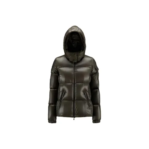 Moncler Fourmines Series Женские пуховые куртки темно-зеленого цвета