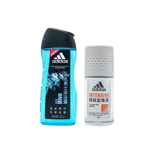 Adidas Selected Ice POINT Наборы для ухода Ароматический Удаление запаха тела Эффект Шампунь-гель 250 мл + Антиперспирант 50 мл