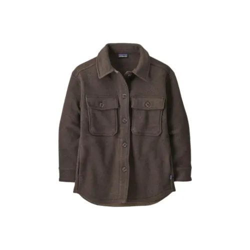 Patagonia Melton Wool Overshirt Куртка Куртки Пальто Женские
