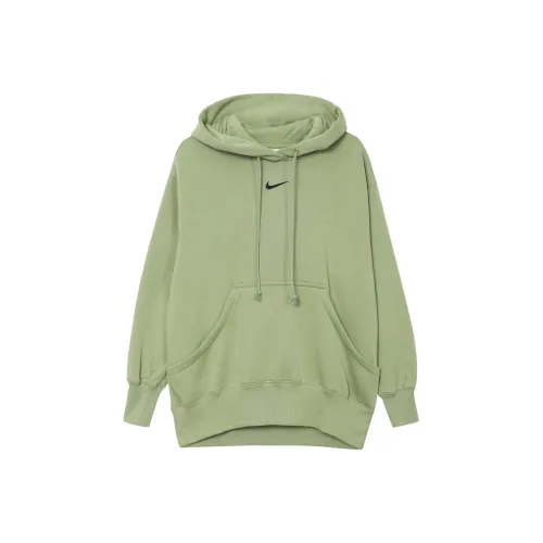 Nike Phoenix Fleece Свитшот Женский Масляный Зеленый