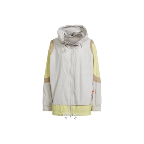 Adidas x Stella McCartney Woven Track Топ Куртки Пальто Женские Слюдяной Пудра