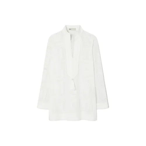 Tory Burch SS24 Рубашка Женская Белая
