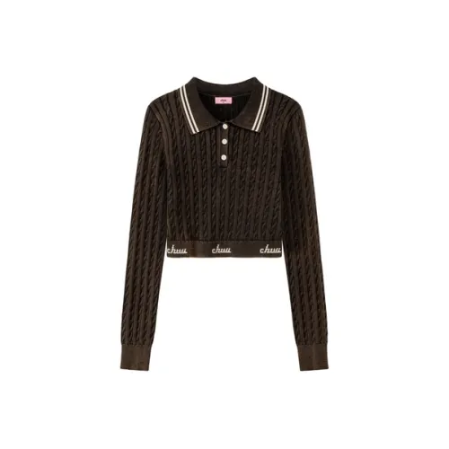 CHUU Черный Женский Трикотаж