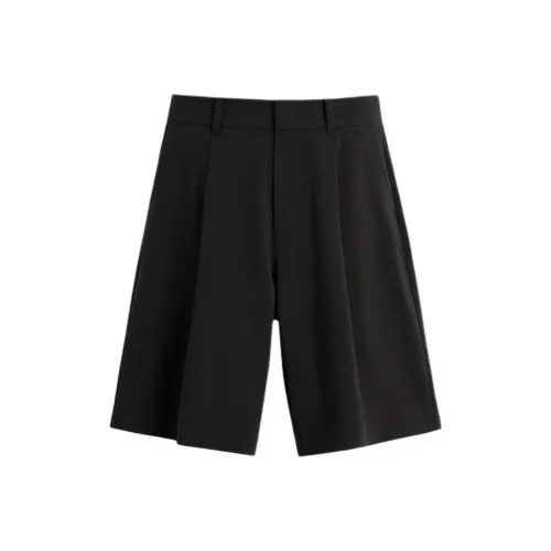 ZARA Повседневные шорты Мужские Темно-коричневые