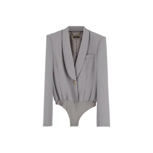 Elisabetta Franchi Куртки и Пальто Женские Серые