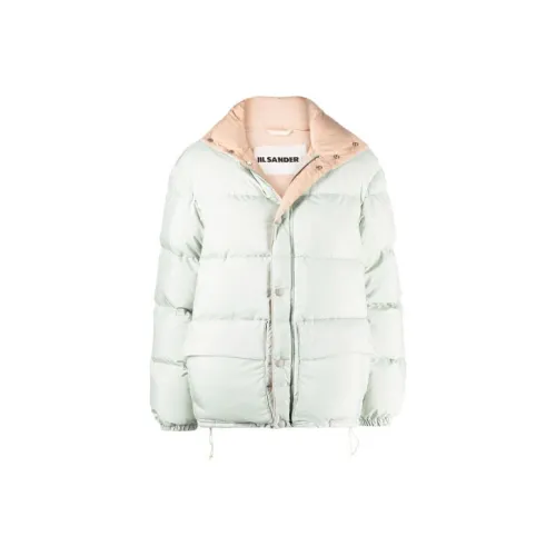 JIL SANDER Зеленая Женская Пуховая Куртка
