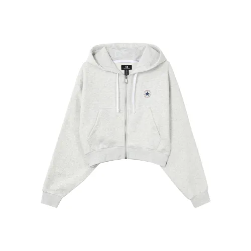 Converse Retro Chunk Свитшот Женский Светло-Серый