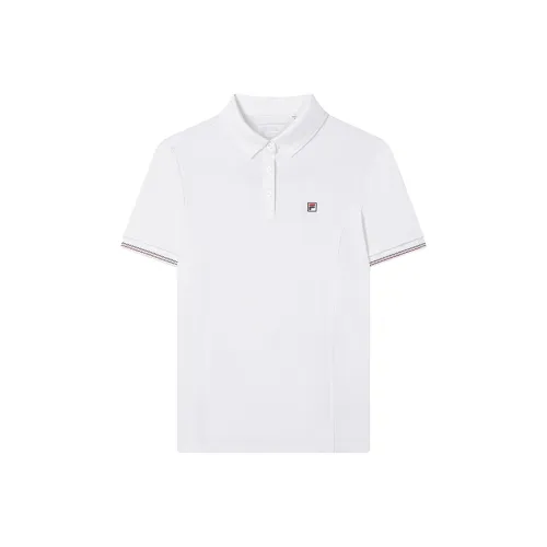 FILA Modern Heritage Стандартный белый Женские Поло