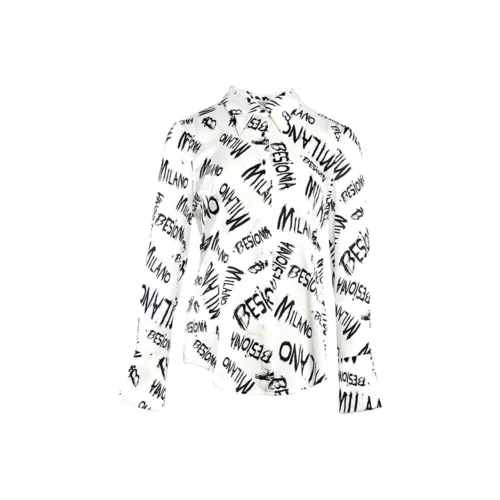 BESIONIA SS24 Рубашка Женская Черный с узором