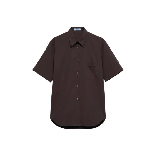 PRADA Эбеновые Женские Рубашки