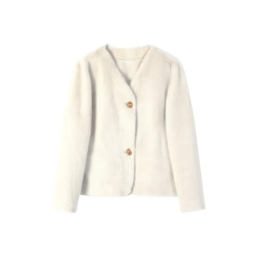 Beast King на пуговицах золотой норковая шерсть искусственный мех куртка женский