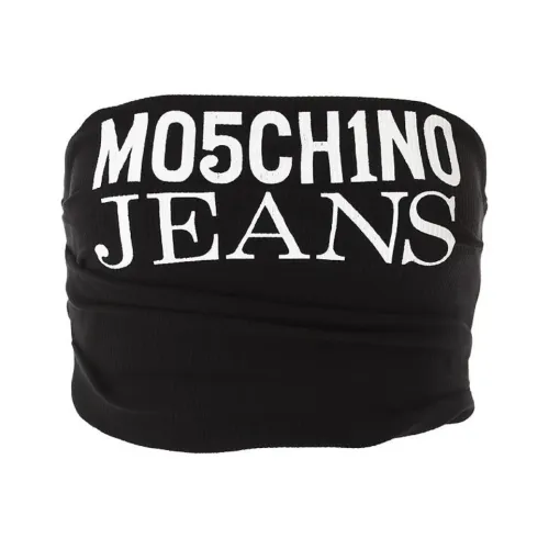 MOSCHINO Без бретелек Топ Женский Черный