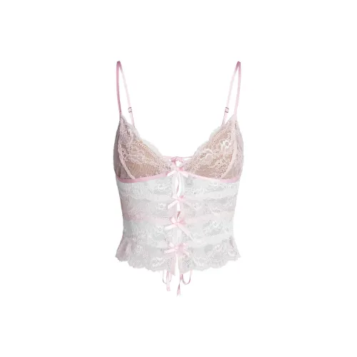 I.AM.GIA CREMA Топ Топ на бретелях Женский Белый Белый