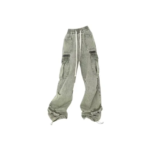 Zomuros Зеленые Унисекс Джинсы