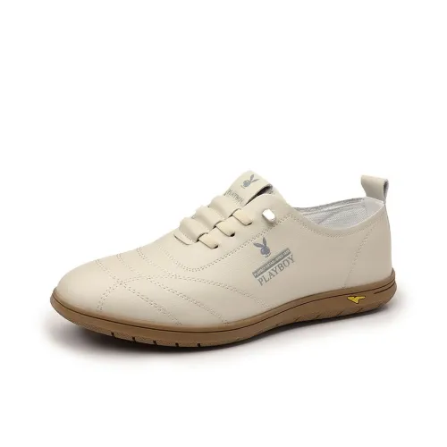 Playboy Низкий топ Повседневная обувь Мужская Бежевая