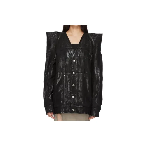 Rick Owens DRKSHDW SS24 Куртки и Пальто Женские Черный