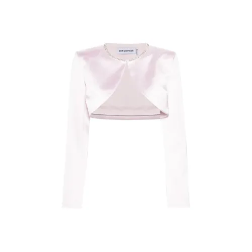 Self Портрет Куртки Пальто Женские Розовый