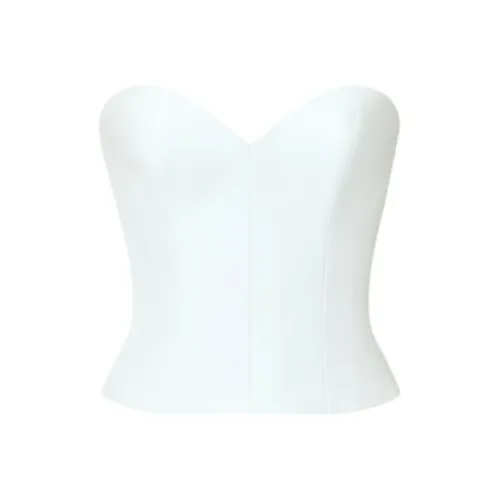 LOUIS VUITTON Без бретелек Топ Женский Белый