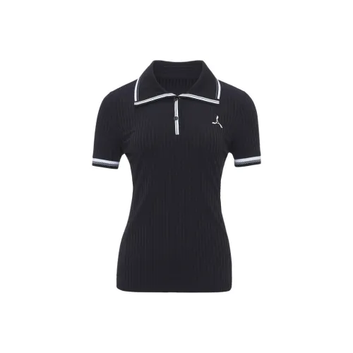 LI NING 1990 GOLF серия Поло Женское Черное