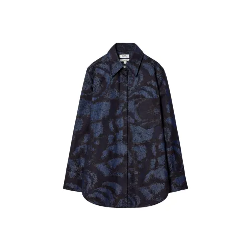 COS Chris Perani Collaboration Темно-синие Женские Рубашки