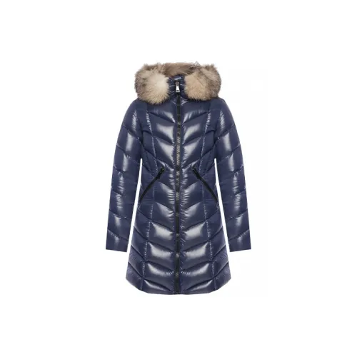 Moncler Пуховик Женские Морской Синий