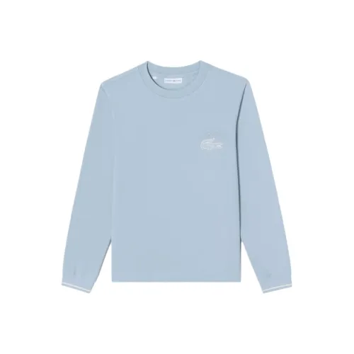 LACOSTE Стандартная футболка женская светло-синяя