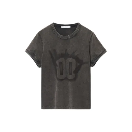 Alexander Wang T-Shirt Женская Серого цвета