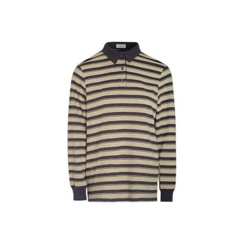 Little Pull Поло Женское Кофейное Полоска