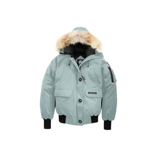 Canada Goose Пуховик PARKA Пальто Зимний Женский Зеркальный Синий Stormy Лазурь