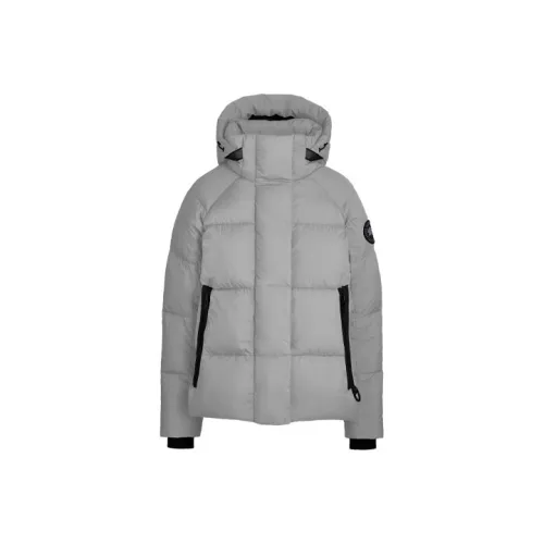 Canada Goose Junction Collection Black Logo FW21 Пуховик Зимний Женский Мороз Серый
