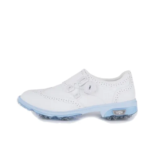 Callaway Slip-resistant Abrasion-resistant Low-top Golf Shoes Men's White Кроссовки для гольфа Callaway с противоскользящим и износостойким низким верхом мужские белые