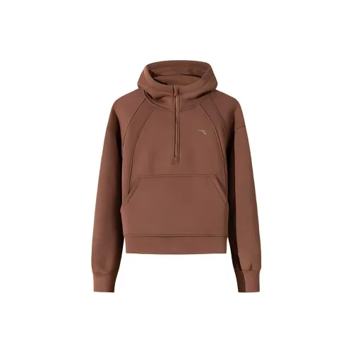 ANTA Variety Тренировки Коллекция Толстовка Женские Богатый Кофе