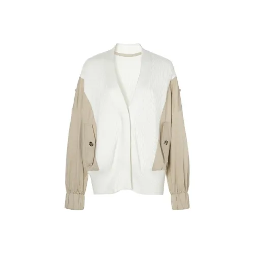 LOFT SHINE Свободный крой Куртка Женская Белая