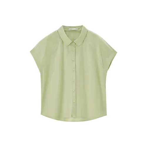 Giordano Рубашка Женская Оливково-Зеленая